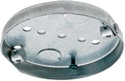 6 diameter shallow metal box round|Legrand® Reiker Round 6.5 Cu.In. Steel Direct.